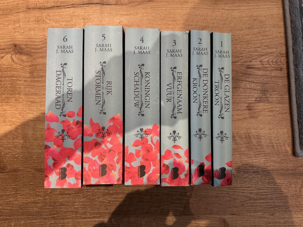 De Glazen Troon serie (6 delen) – paperback, Boeken, Fantasy, Gelezen, Verzenden
