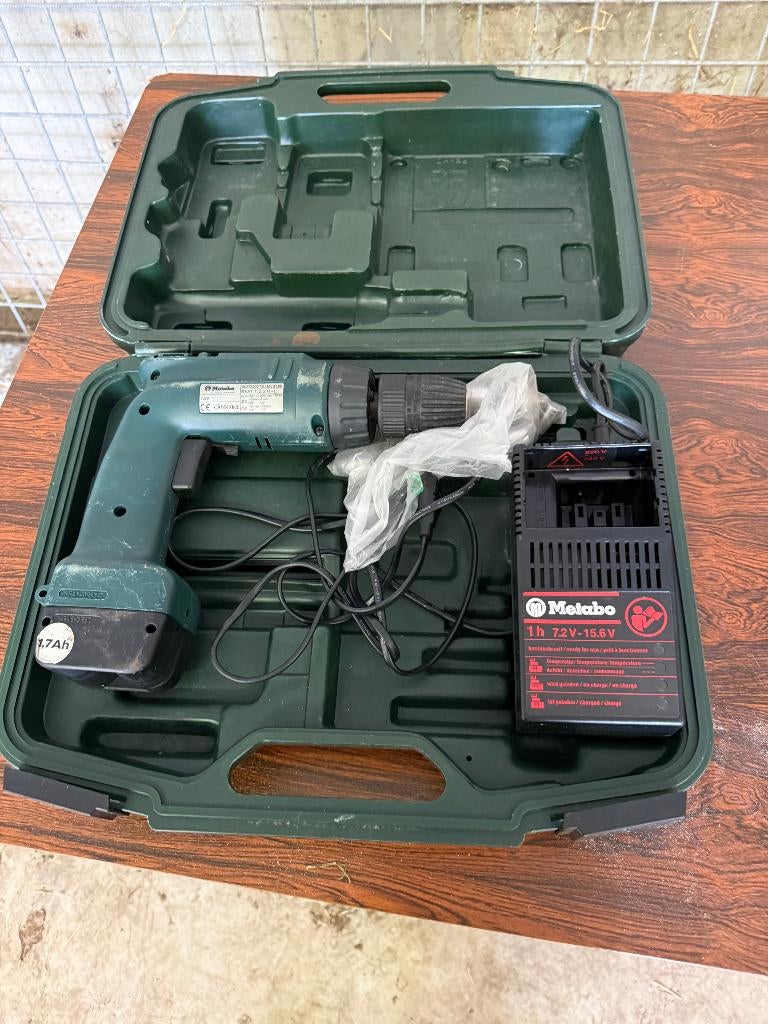 Metabo schroefmachine, Ophalen, Gebruikt