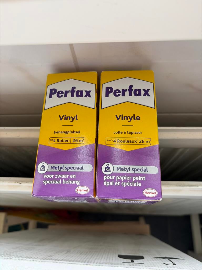2 pakken Perfax Vinyl behangplaksel - tot 52 m², Ophalen of Verzenden, 50 tot 75 m²