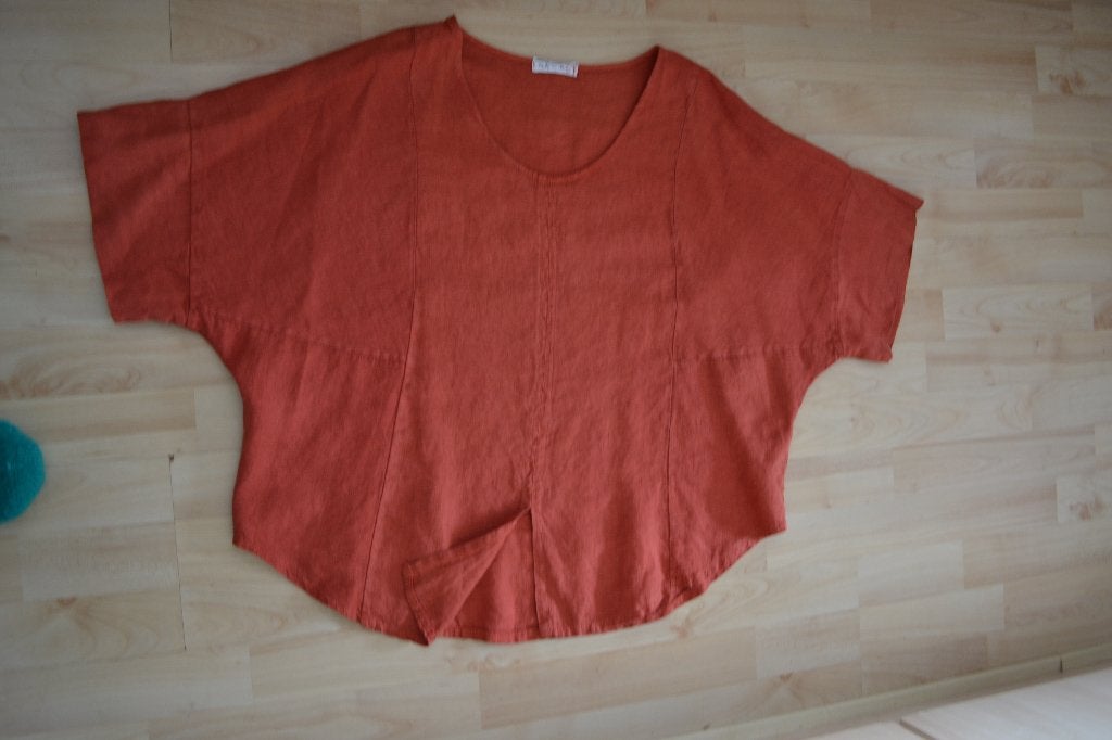 Made in Italy linnen top maat XXL, Made in Italy, Maat 46/48 (XL) of groter, Ophalen of Verzenden, Zo goed als nieuw
