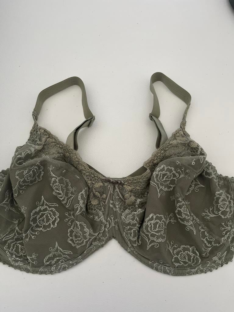 PrimaDonna BH - Groen met kant en bloemen 95 G, Ophalen of Verzenden, Groen, BH