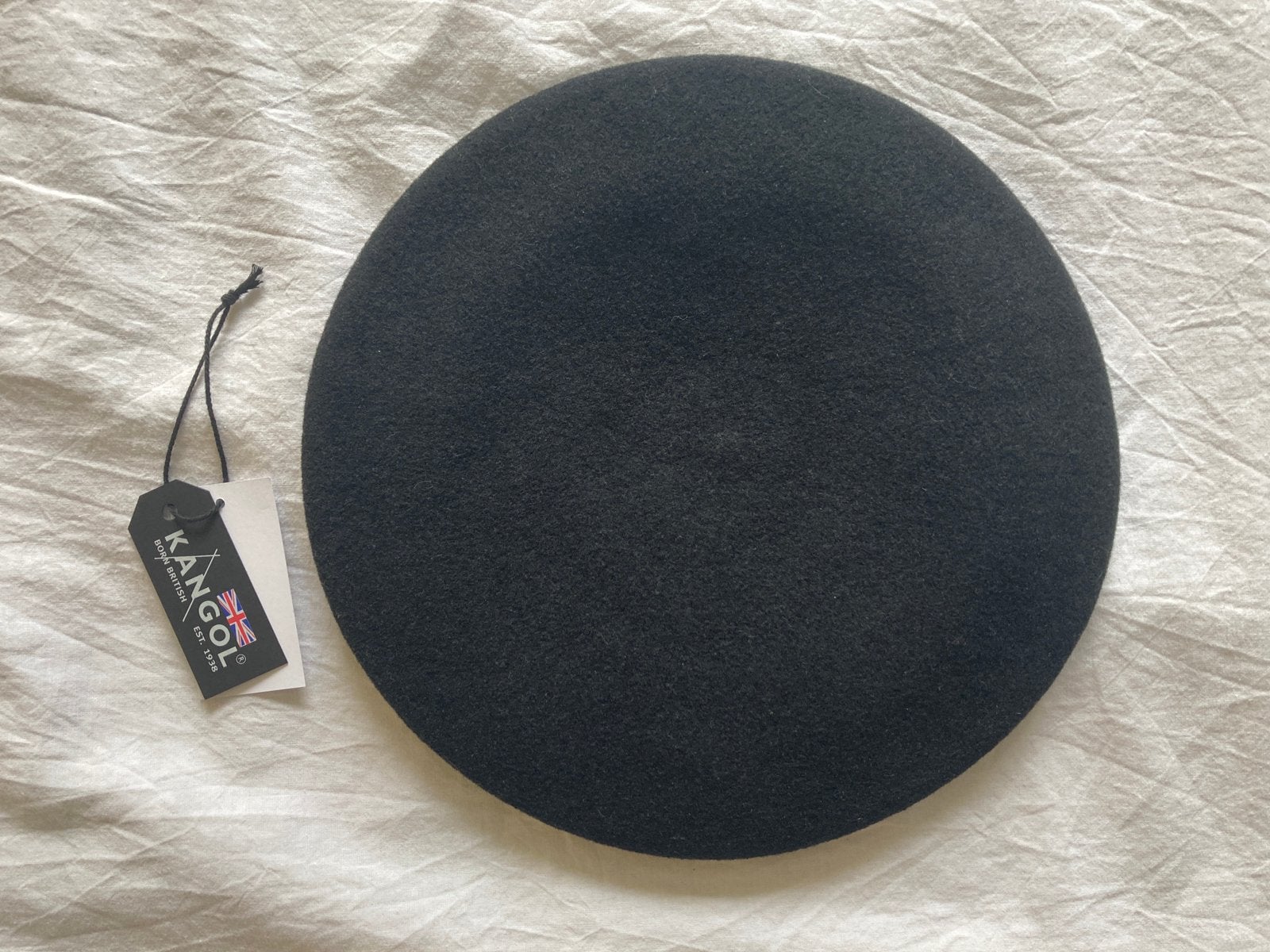 Kangol monty beret  Xl zwart baret nieuw pet flat cap, Ophalen of Verzenden, Zo goed als nieuw, 60 cm (XL, 7½ inch) of meer