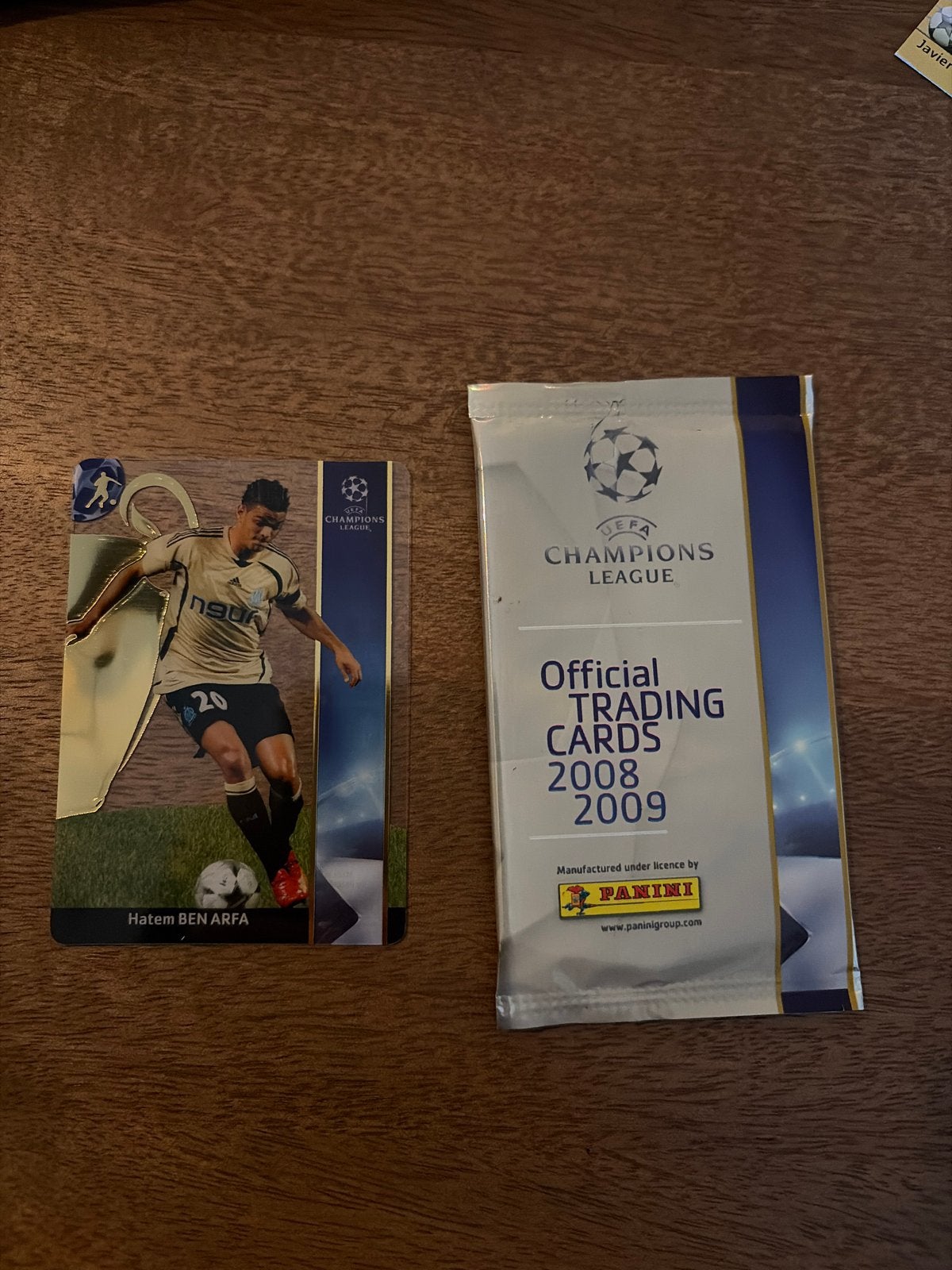 Panini Champions League 2008/2009 Hatem Ben Arfa kaart, Ophalen of Verzenden, Nieuw, Buitenlandse clubs, Spelerskaart