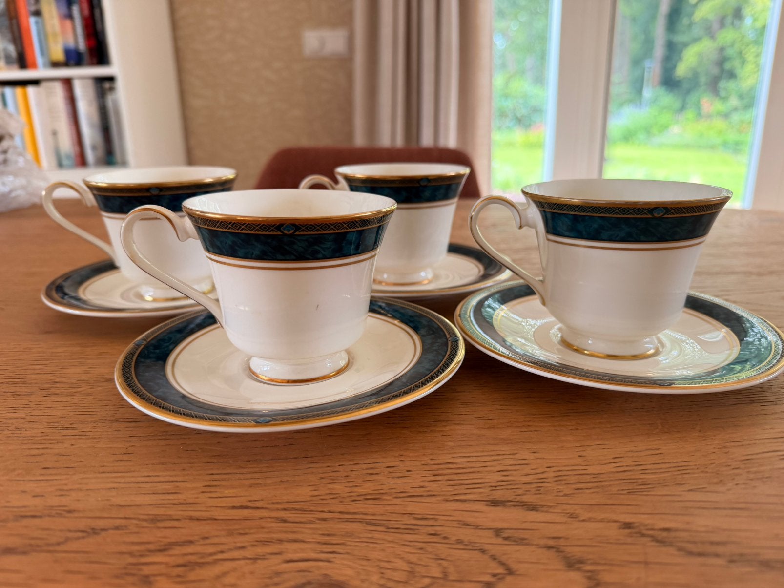 Ongebruikt! 4x kop en schotel Royal Doulton Biltmore, Ophalen of Verzenden