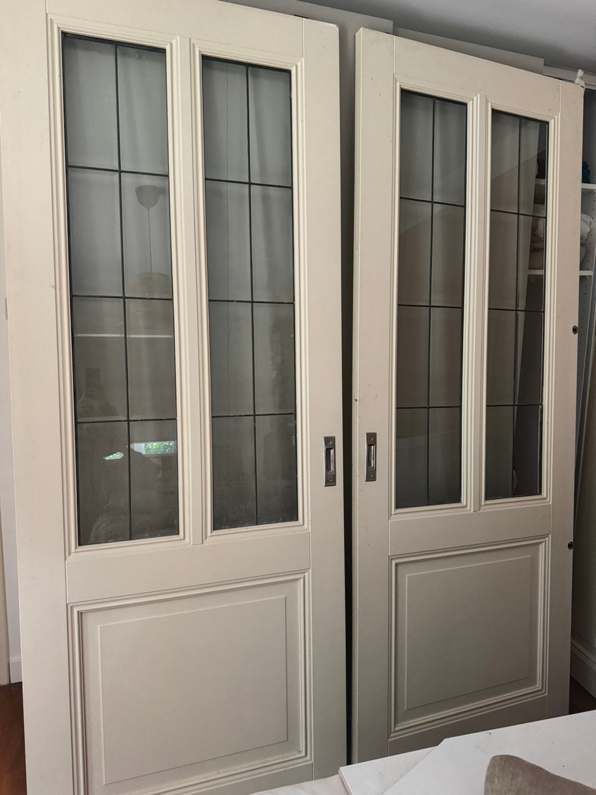 Ensuite deuren en haldeur, Ophalen, Zo goed als nieuw, Binnendeur, 200 tot 215 cm