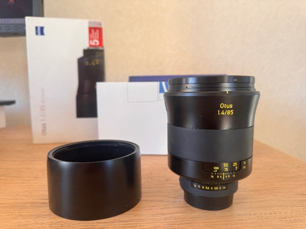 Carl Zeiss Otus 85mm ZF.2 Nikon + Sigma Ceramic Filter ZGAN, Audio, Tv en Foto, Fotografie | Lenzen en Objectieven, Zo goed als nieuw
