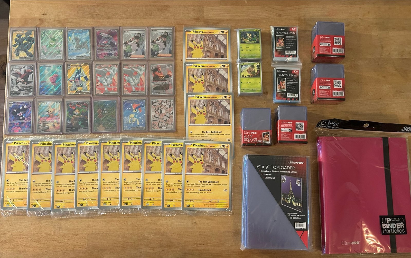 Pokémon kaarten | Pikachu Museum, Black Bolt, White Flare, Verzenden, Zo goed als nieuw, Meerdere kaarten