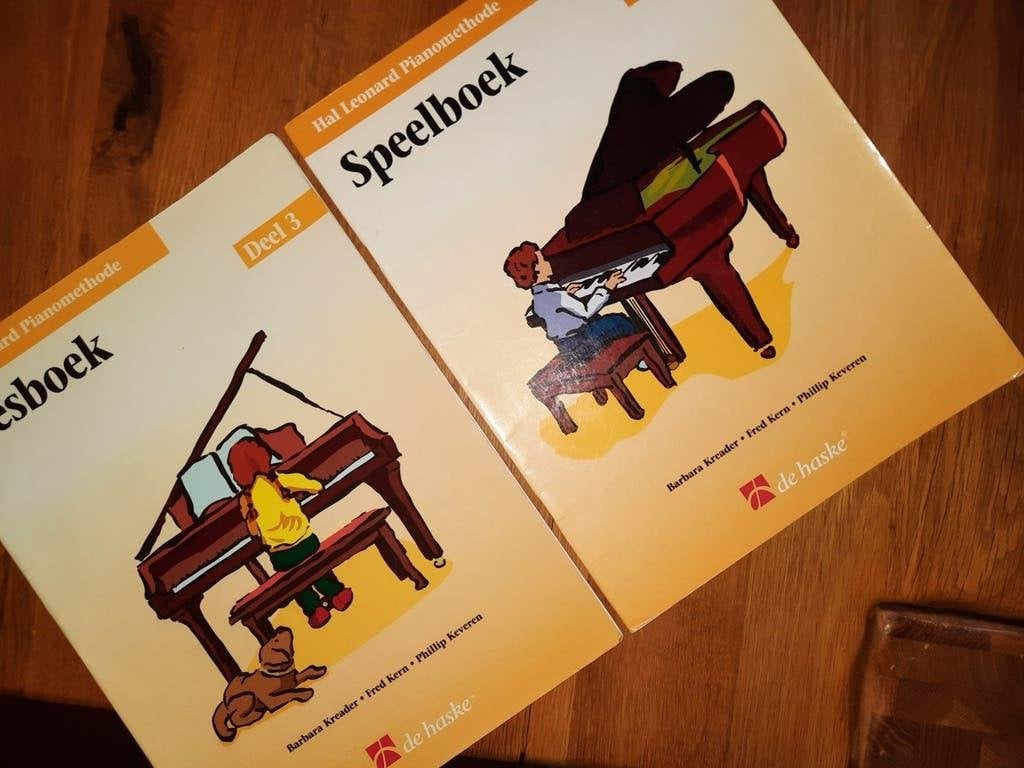 Hal leonard pianomethode lesboek 3 + speelboek 3, Gebruikt, Overige genres, Les of Cursus, Ophalen of Verzenden