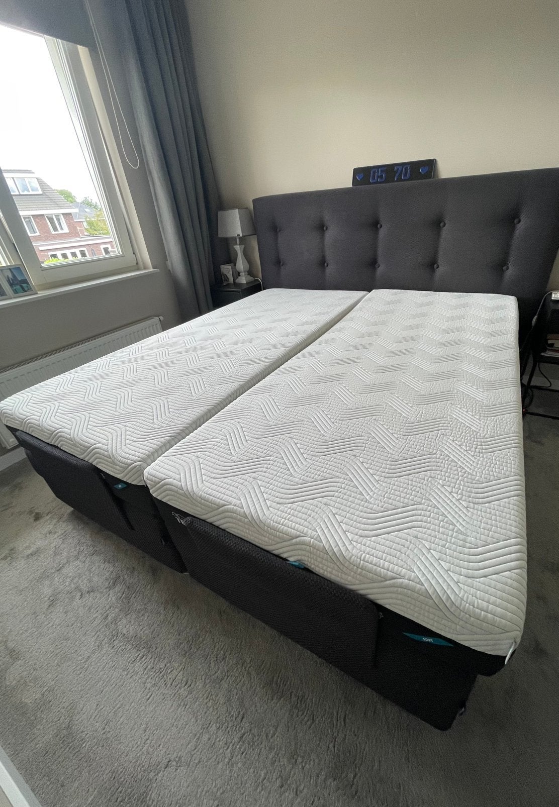 ZGAN! Twee Tempur SmartCool Pro Soft matrassen (90x200x21), Ophalen, 90 cm, Eenpersoons, Zo goed als nieuw