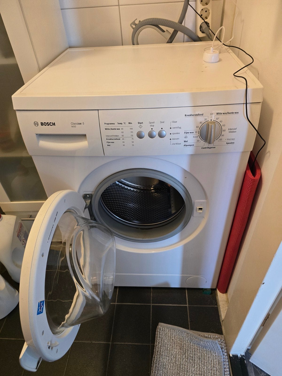 Wasmachine, Witgoed en Apparatuur, Wasmachines, 6 tot 8 kg, Ophalen, 1200 tot 1600 toeren, 85 tot 90 cm