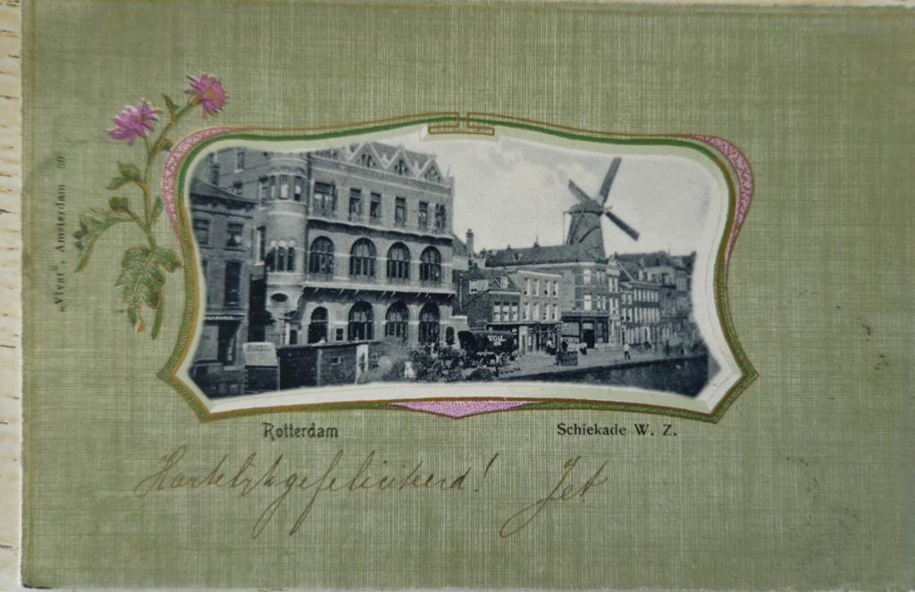 1902 ROTTERDAM Schiekade W.Z. Hotel de Vereeniging, Ophalen of Verzenden, Voor 1920, Gelopen, Zuid-Holland