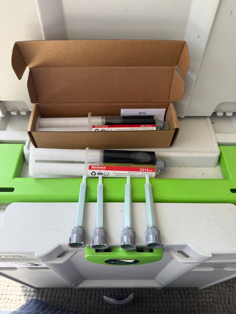 Wellmid 2014-2 Twee Componenten Epoxy lijm, Nieuw, Beits, Ophalen of Verzenden, Grijs