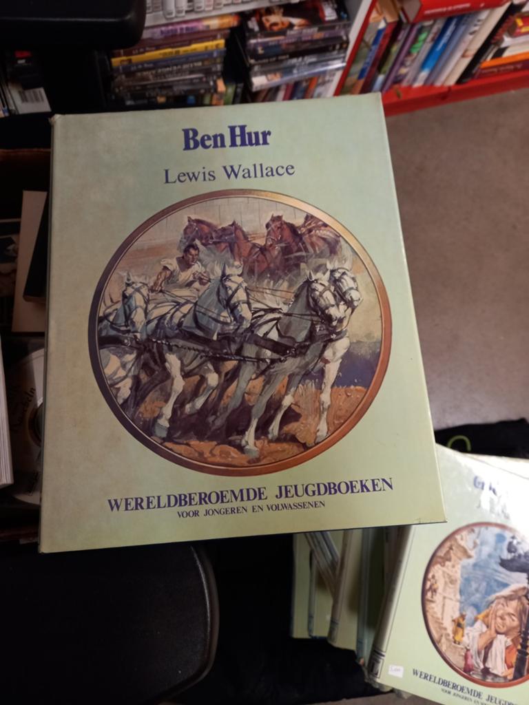 Ben Hur - Lewis Wallace (Wereldberoemde Jeugdboeken), Boeken, Ophalen of Verzenden, Gelezen, Lewis Wallace, Fictie
