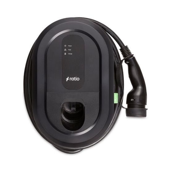 Ratio Electric Solar Laadpaal 22 kW | 5 m Type 2 Kabel, Ophalen of Verzenden, Gebruikt, Laadpaal en Laadkabel
