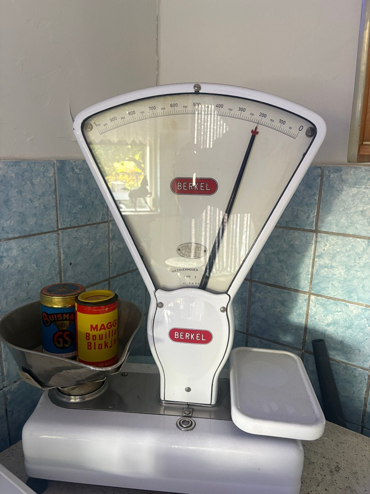 Antieke Berkel Weegschaal - Decoratief en Functioneel, Antiek en Kunst, Ophalen