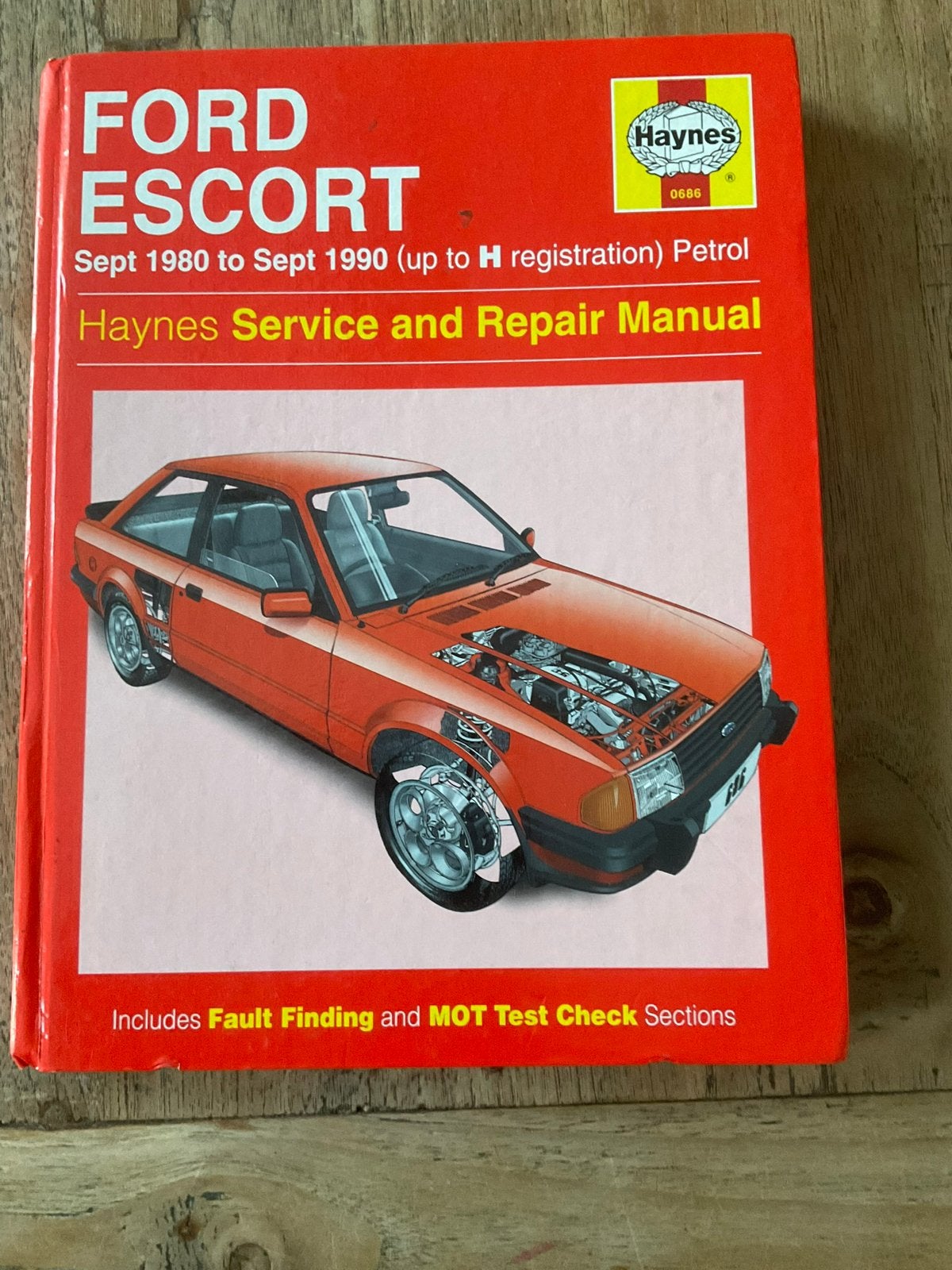 Ford Escort boek, Ophalen, Zo goed als nieuw, Ford