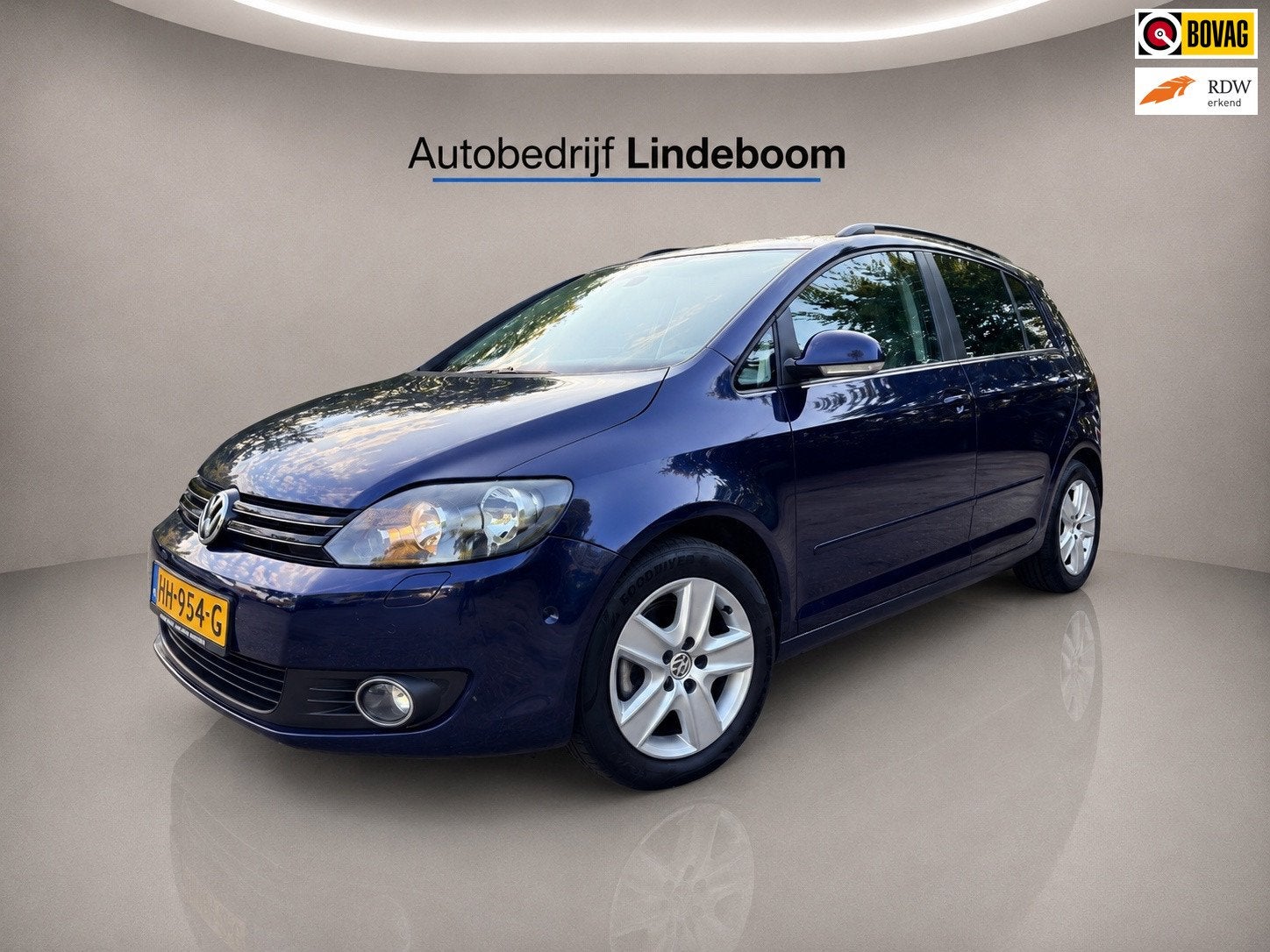Volkswagen Golf Plus 1.4 TSI Trendline Automaat, Stoelverwar, Auto's, Euro 5, Blauw, 122 pk, Bedrijf