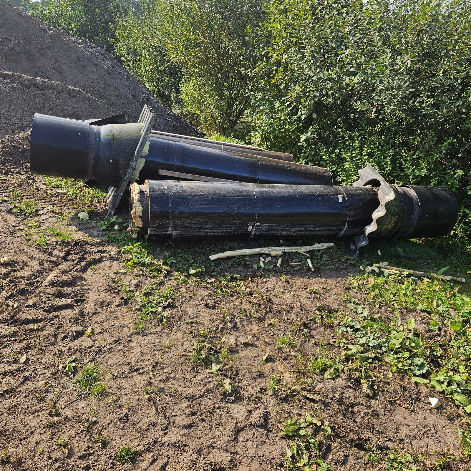 ventilatie kokers, Ophalen