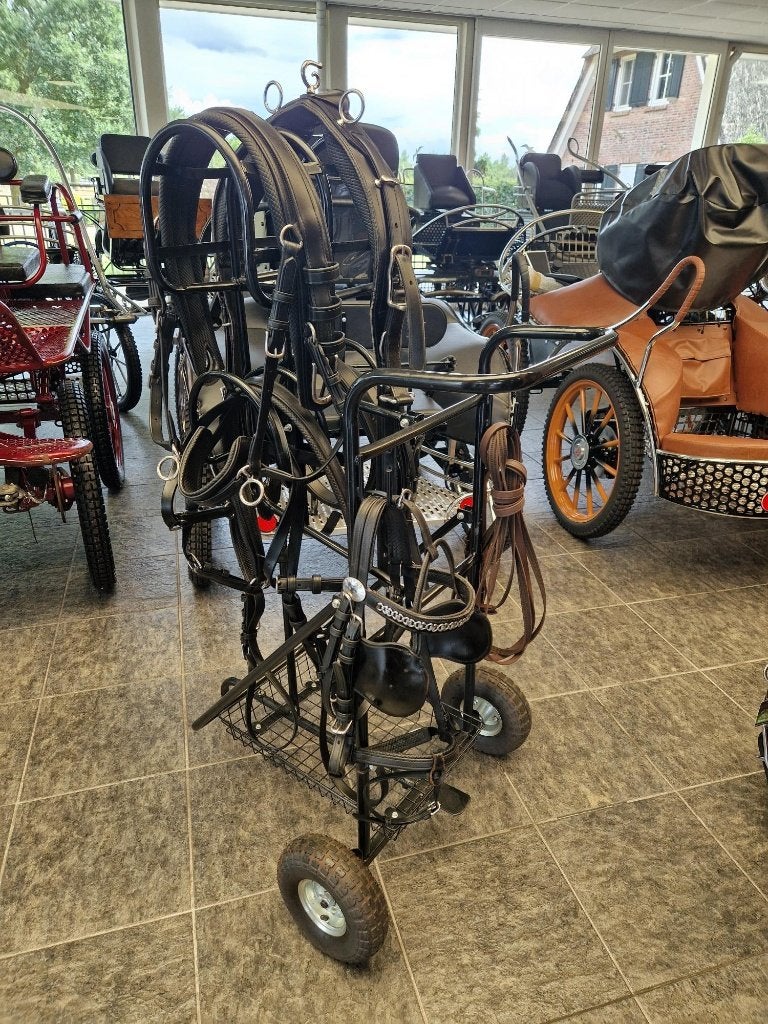 Enkelspan Mentuig Tuig Ideal EuroTech Classic Full Zwart, Ideal Equestrian, Mentuig, Ophalen of Verzenden, Full