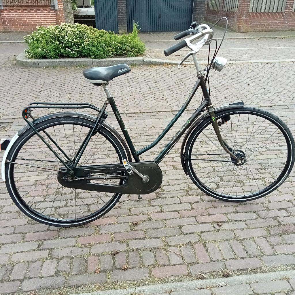 Locomotief damesfiets met 3 versnellingen, Fietsen en Brommers, Overige merken, Versnellingen, Ophalen of Verzenden, Trommelrem