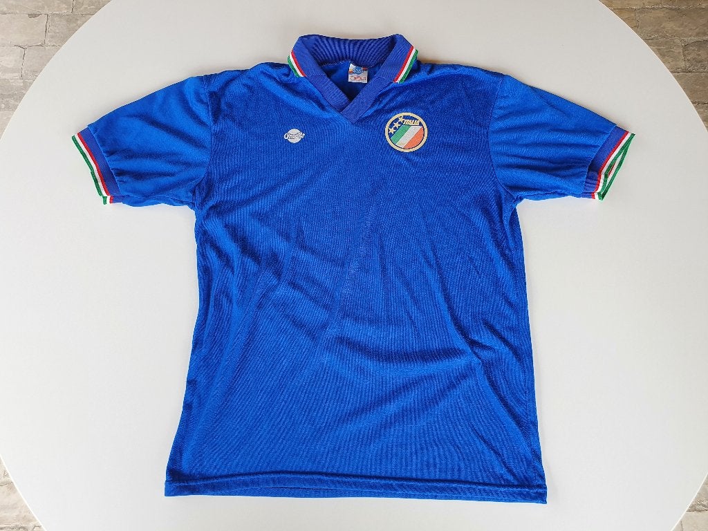 Vintage voetbalshirt Italië (O'neills, M), Ophalen of Verzenden, Gebruikt, Buitenlandse clubs, Shirt