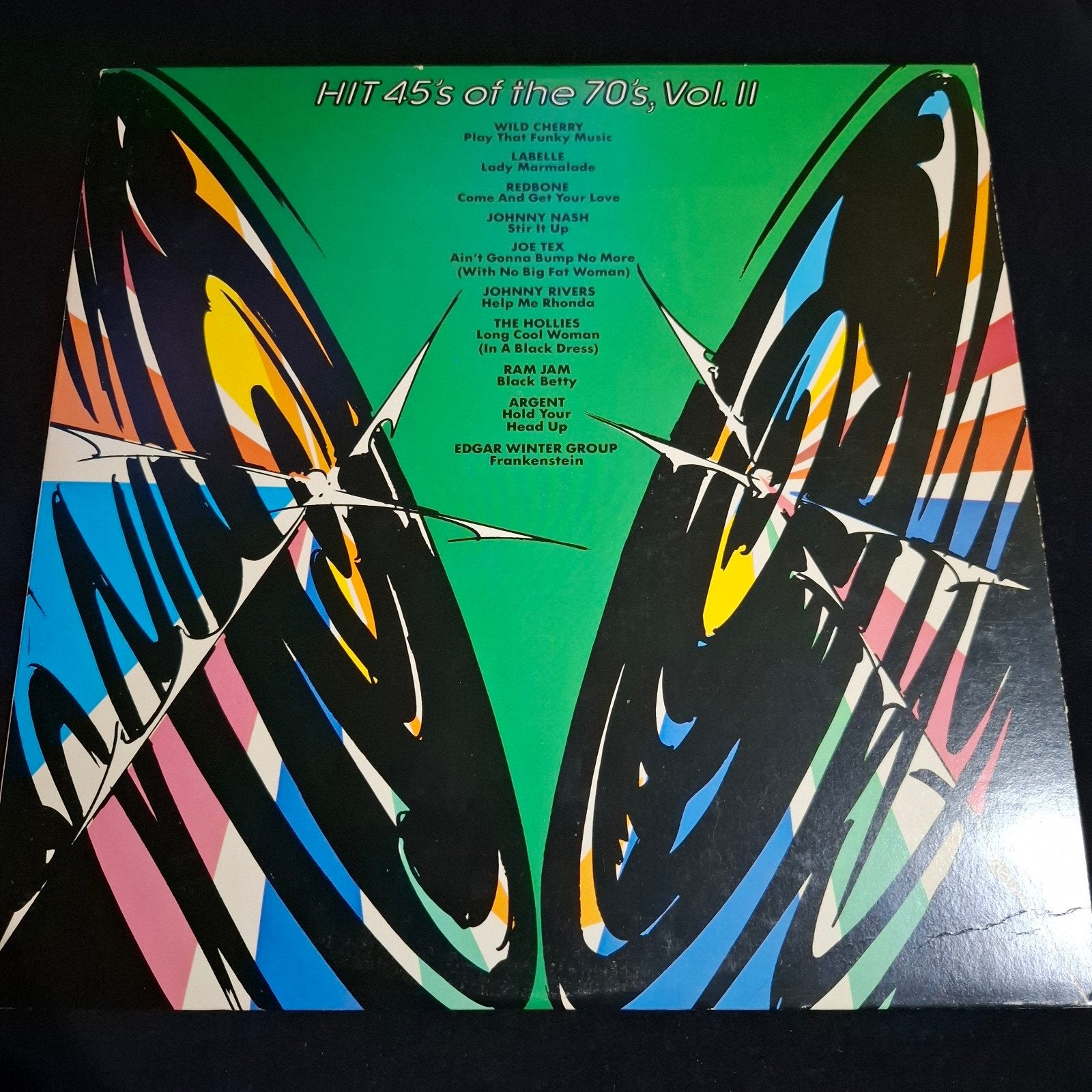 Various - Hit 45's of the 70's, Vol. II (1981) LP Compilatie, Cd's en Dvd's, Vinyl | Rock, Ophalen of Verzenden, Zo goed als nieuw