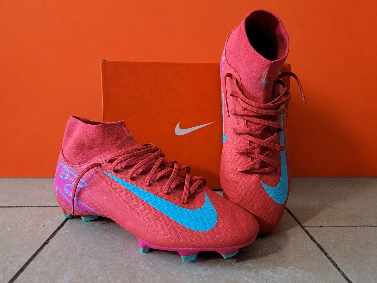 Nike Mercurial Superfly 10 Acad FG/MG Maat: 42, Ophalen, Zo goed als nieuw, Schoenen