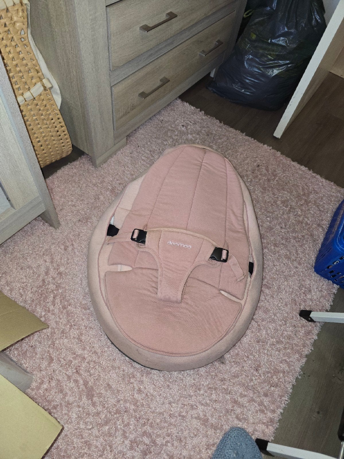 Doomoo Zitzak - Comfortabel en Veilig voor Baby's, Kinderen en Baby's, Wipstoeltjes, Gebruikt, Wipstoel, Met gordel(s) of riempje(s)