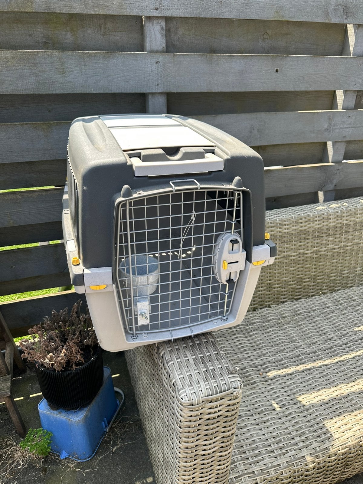 4 x Iata Reisbench voor kleine honden of grote katten, Ophalen of Verzenden, Zo goed als nieuw