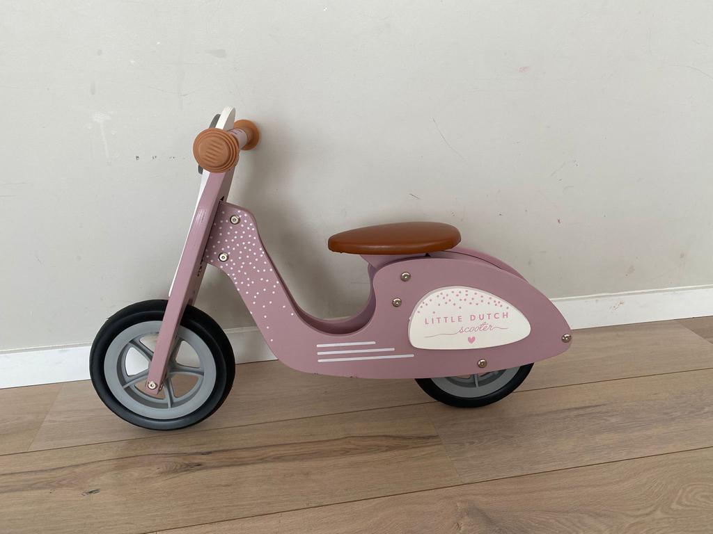Little Dutch loopscooter roze TEAB, Ophalen of Verzenden, Zo goed als nieuw, Loopfiets