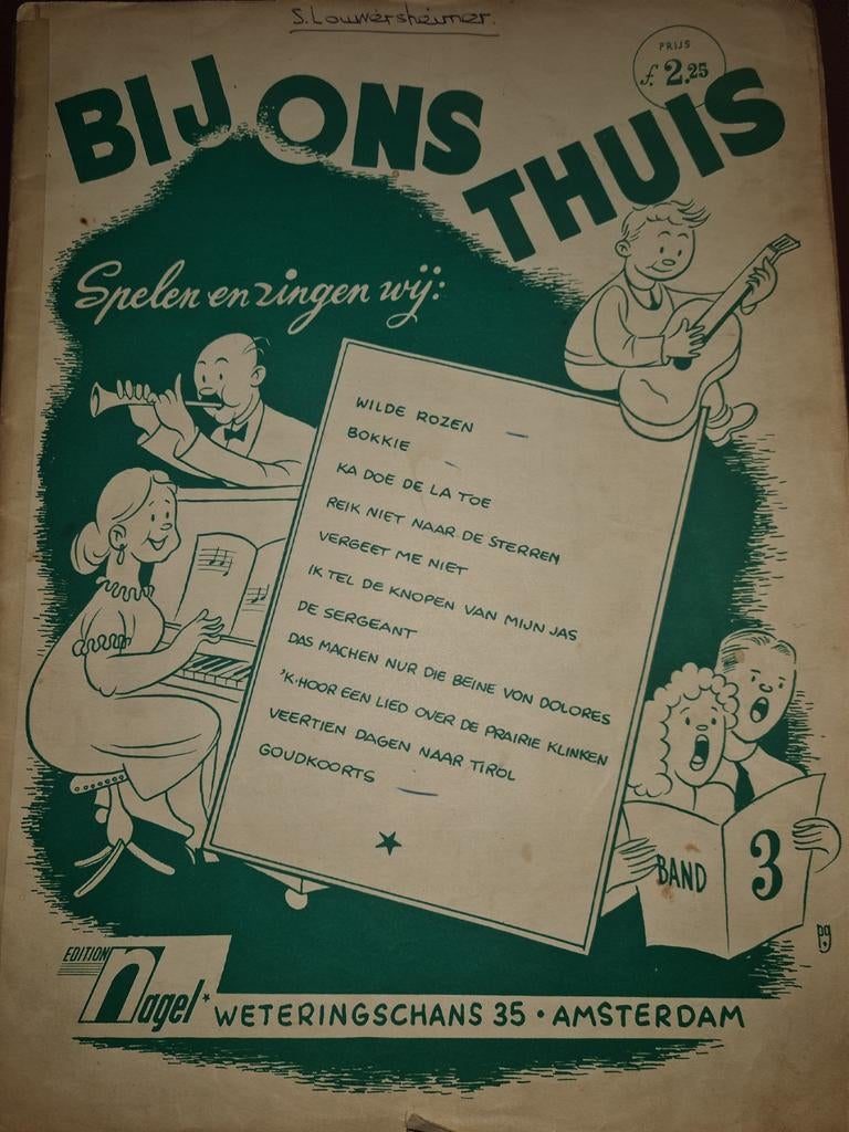Bij Ons Thuis spelen en zingen wij..., Gebruikt, Accordeon, Ophalen of Verzenden, Thema