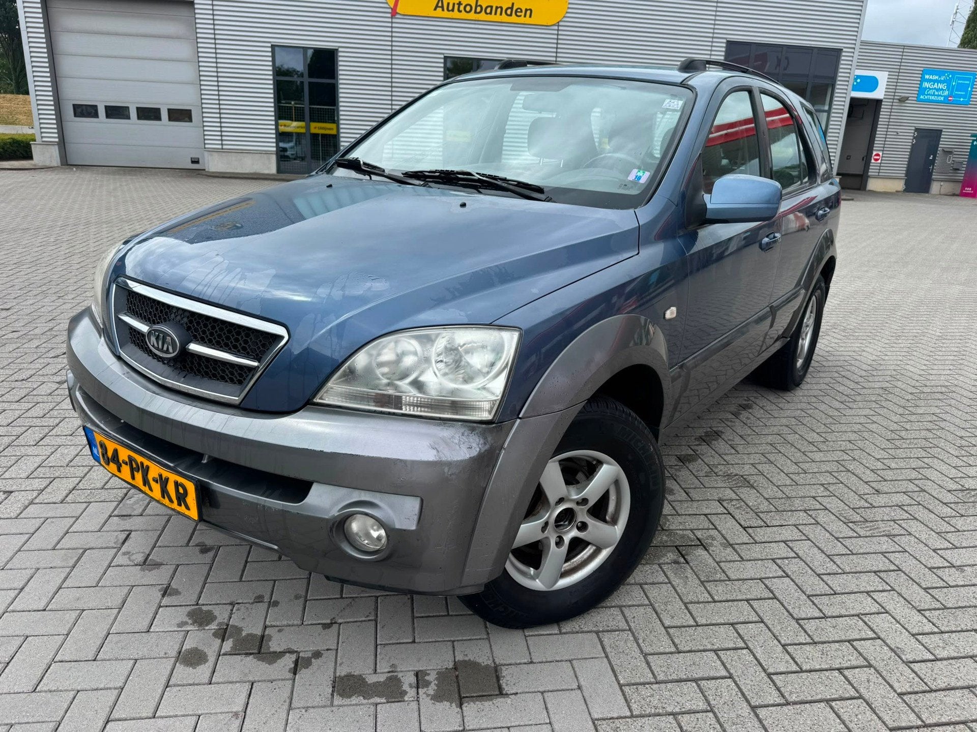 Kia Sorento 3.5 V6 EX AUTOMAAT TREKHAAK CLIMA AIRCO, Gebruikt, Blauw, 2800 kg, 120 €/maand