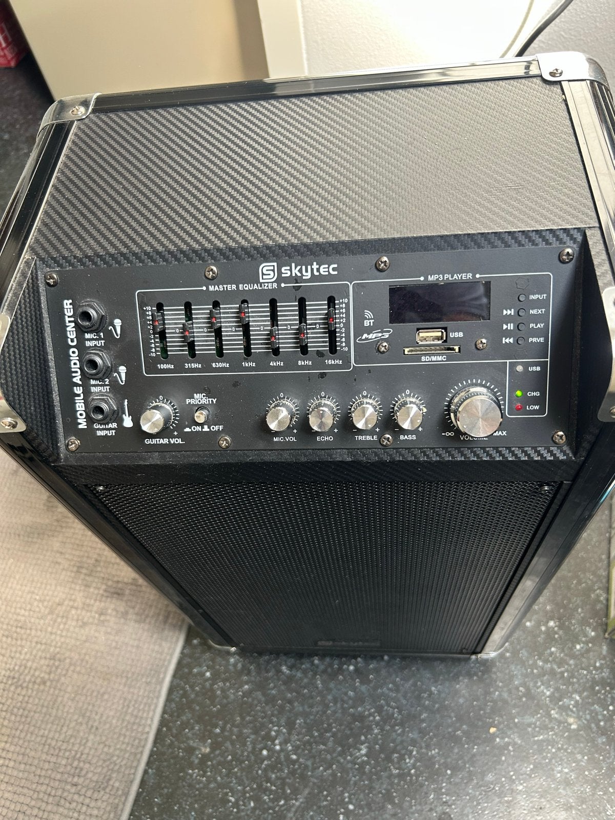 Skytec ST075 Mobiele Audio Center - Party Speaker 250W, Audio, Tv en Foto, Luidsprekers, Gebruikt, Party speaker, Bluetooth, Ophalen