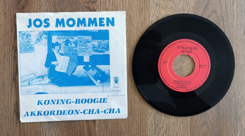 Single Jos Mommen - Koning-boogie, Ophalen of Verzenden, Gebruikt, Overige formaten, Levenslied of Smartlap