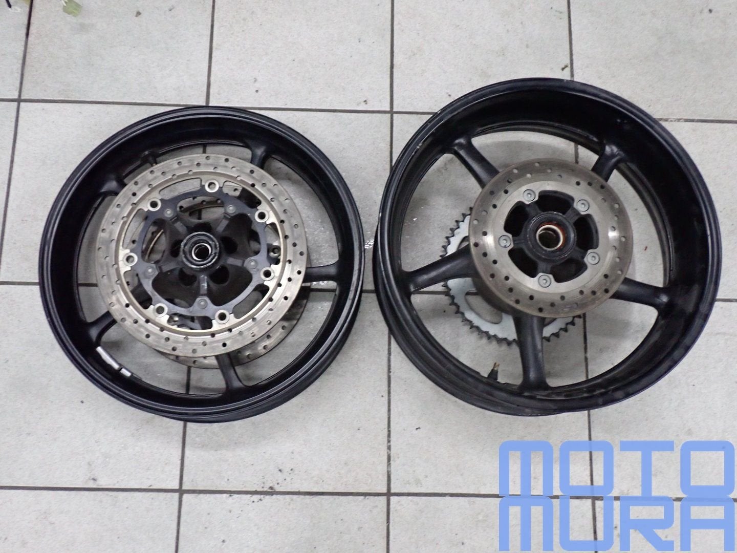 Velgen voor de Yamaha R6 2005 velgenset wielenset velg wiel, Gebruikt, -, -, Ophalen of Verzenden