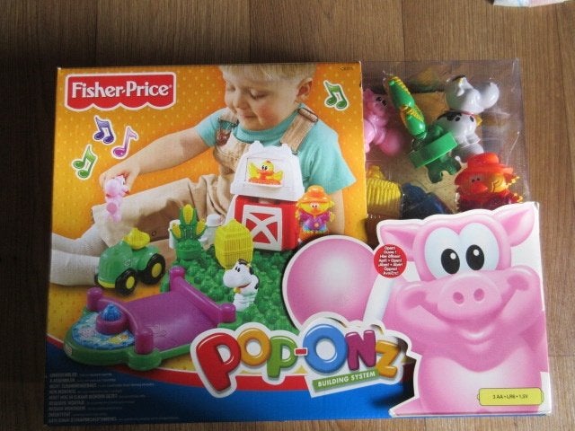 Fisher-Price Pop Onz boerderij met muziek  Nieuw., Kinderen en Baby's, Ophalen of Verzenden, Nieuw, Speelset, Met geluid