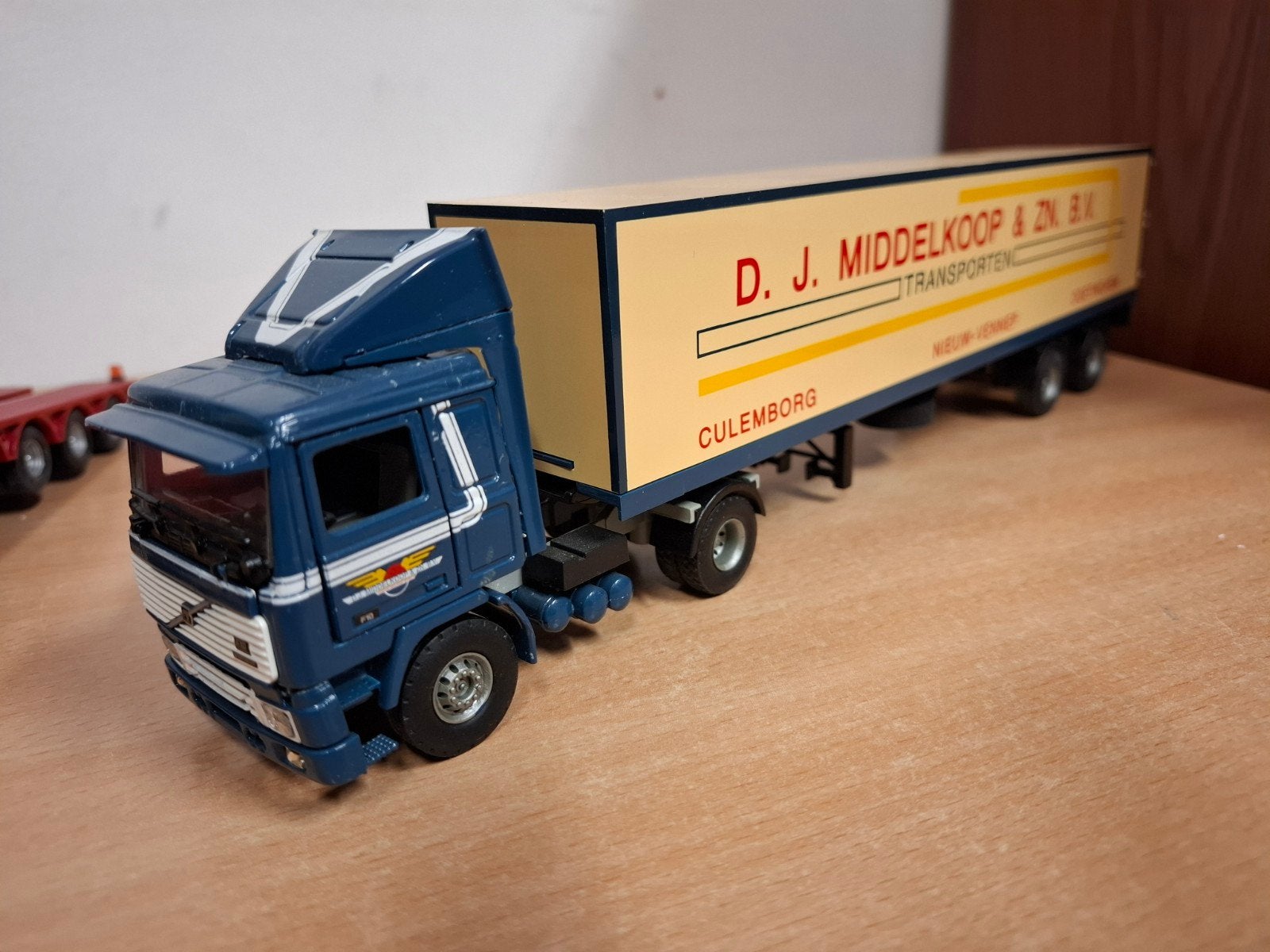 Volvo F12 DJ Middelkoop   Tekno 1:50, Ophalen of Verzenden, Zo goed als nieuw, Bus of Vrachtwagen, Tekno