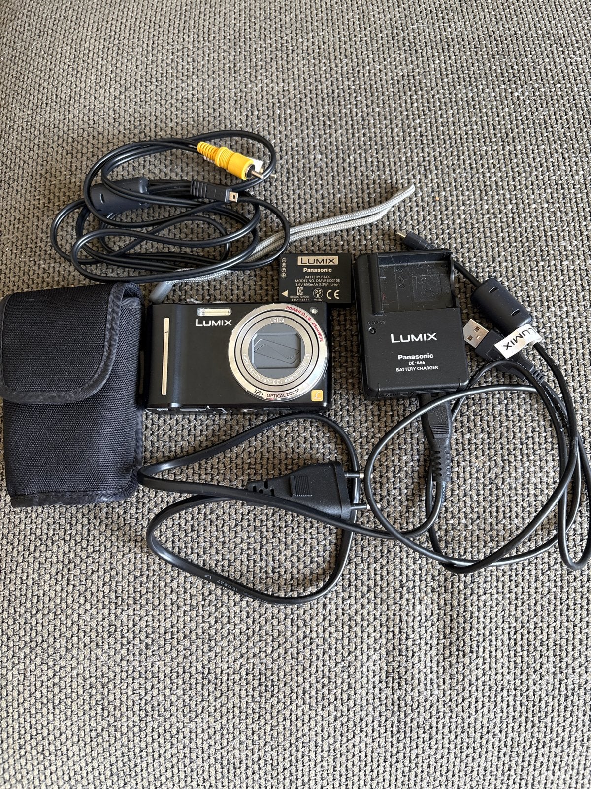 Lumix DMC-TZ8 goed werkend, 12x optische zoom met toebehoren, Ophalen, Gebruikt, Panasonic, Compactcamera