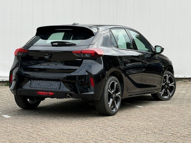 Opel Corsa 1.2 Turbo Hybrid GS met CarPlay, Camera, 17inch V, Auto's, 12 maanden, Stof, Gebruikt, Zwart