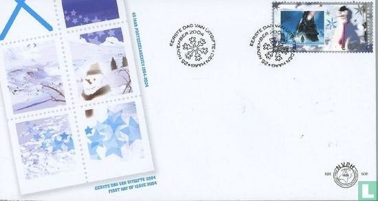 FDC E508 Polar expres 2004 NL onbeschreven, Postzegels en Munten, Postzegels | Eerstedagenveloppen, Ophalen of Verzenden