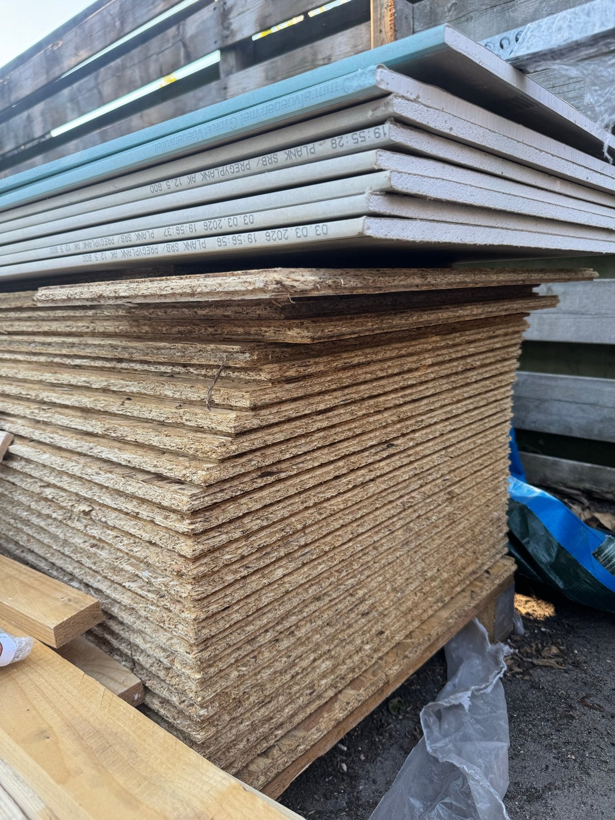 OSB-III Constructieplaat 2440x590x18 mm met T&G, Ophalen, Nieuw, Hout, Minder dan 20 mm