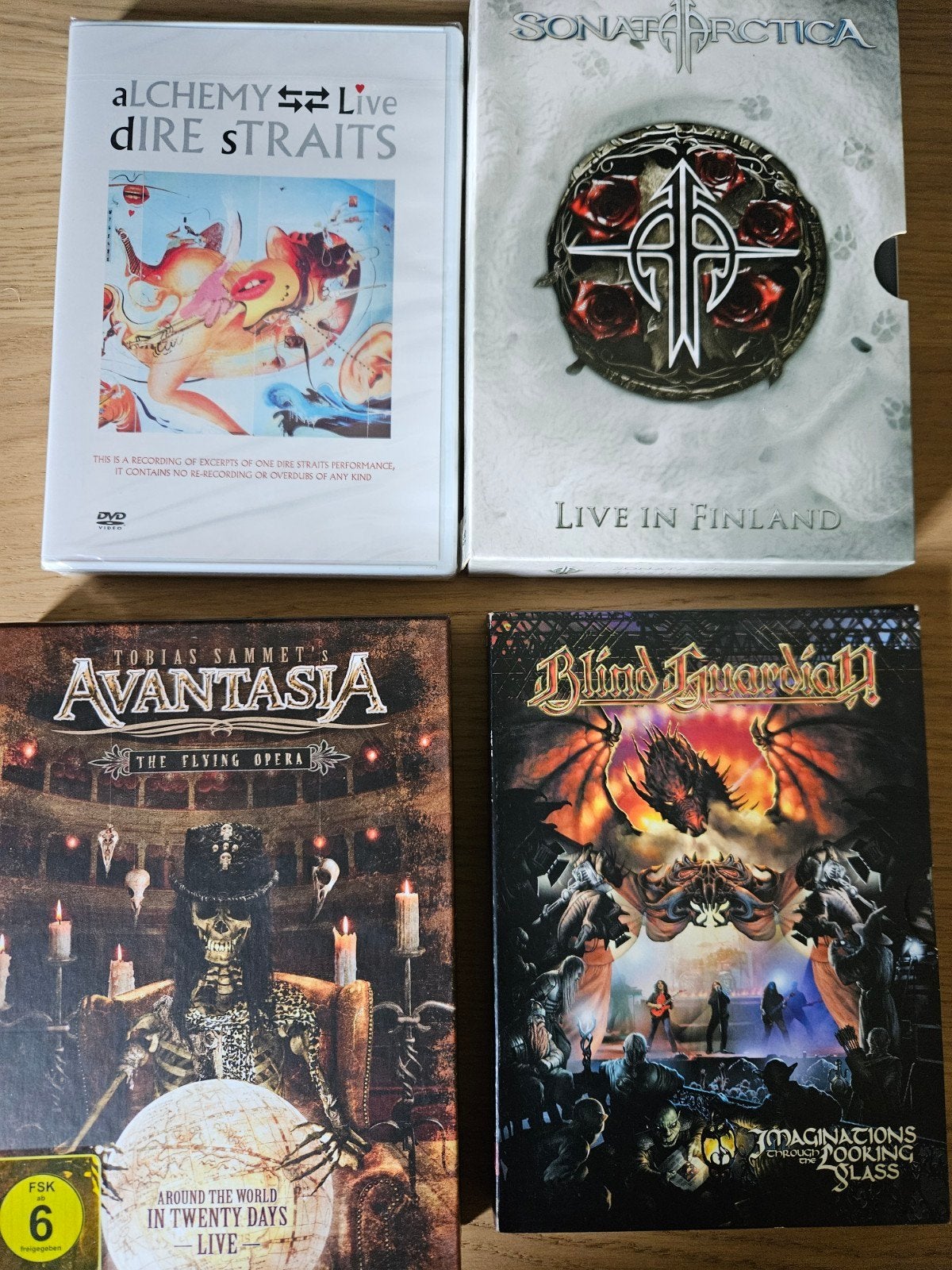 live DVD's: Dire Straits, Sonata Arctica, Avantasia,, Cd's en Dvd's, Engels, Ophalen of Verzenden, Vanaf 6 jaar, Concert