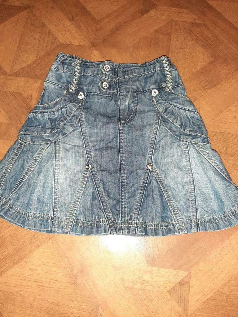 Vingino spijkerrok denim rok maat 5/110, Meisje, Ophalen of Verzenden, Zo goed als nieuw, Vingino