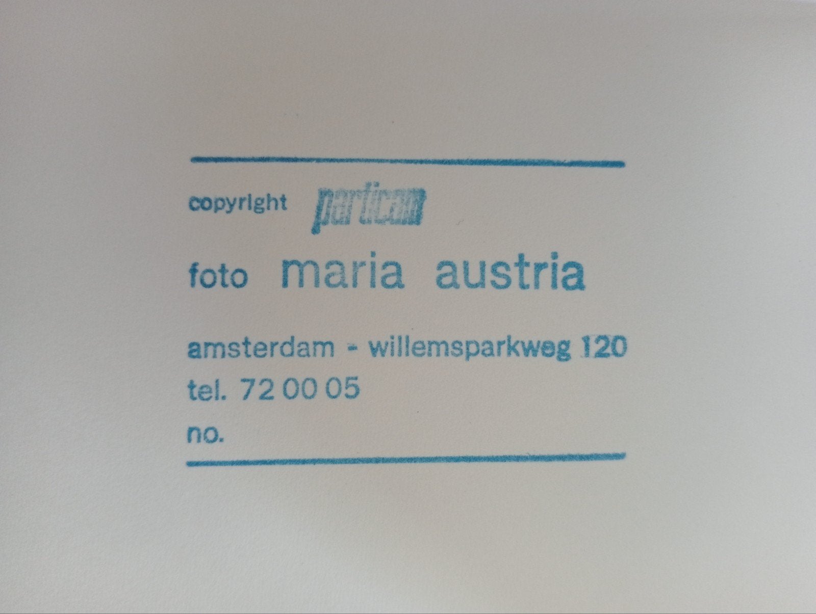Maria Austria Foto The Telephone Menotti Maria Boender, Ophalen of Verzenden, 1960 tot 1980, Gebruikt, Overige onderwerpen
