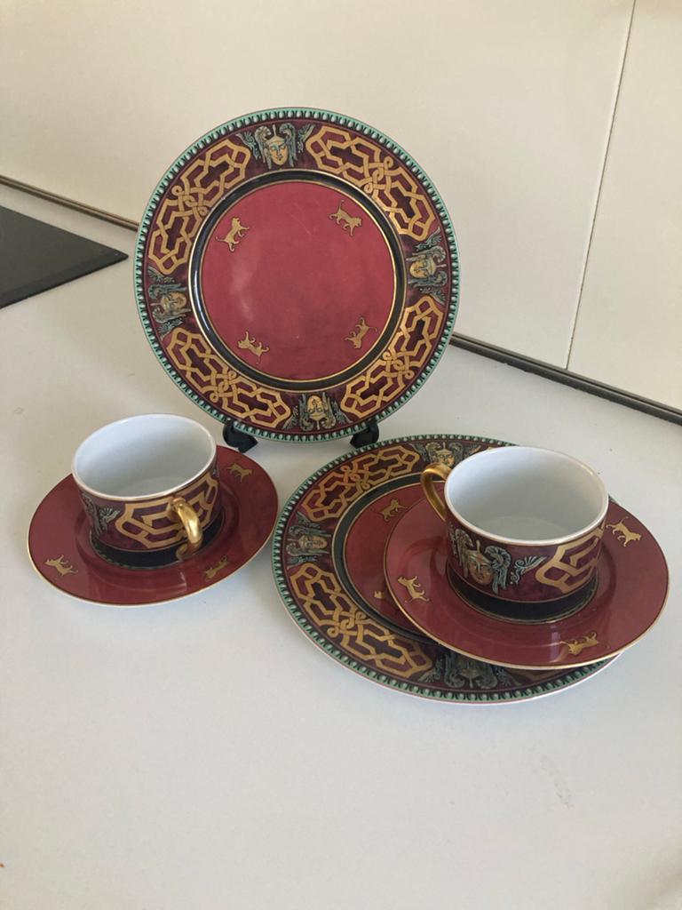 Kahla Alexander Bierenbroodspot Servies - Dieprood, Antiek en Kunst, Kunst | Designobjecten, Ophalen of Verzenden