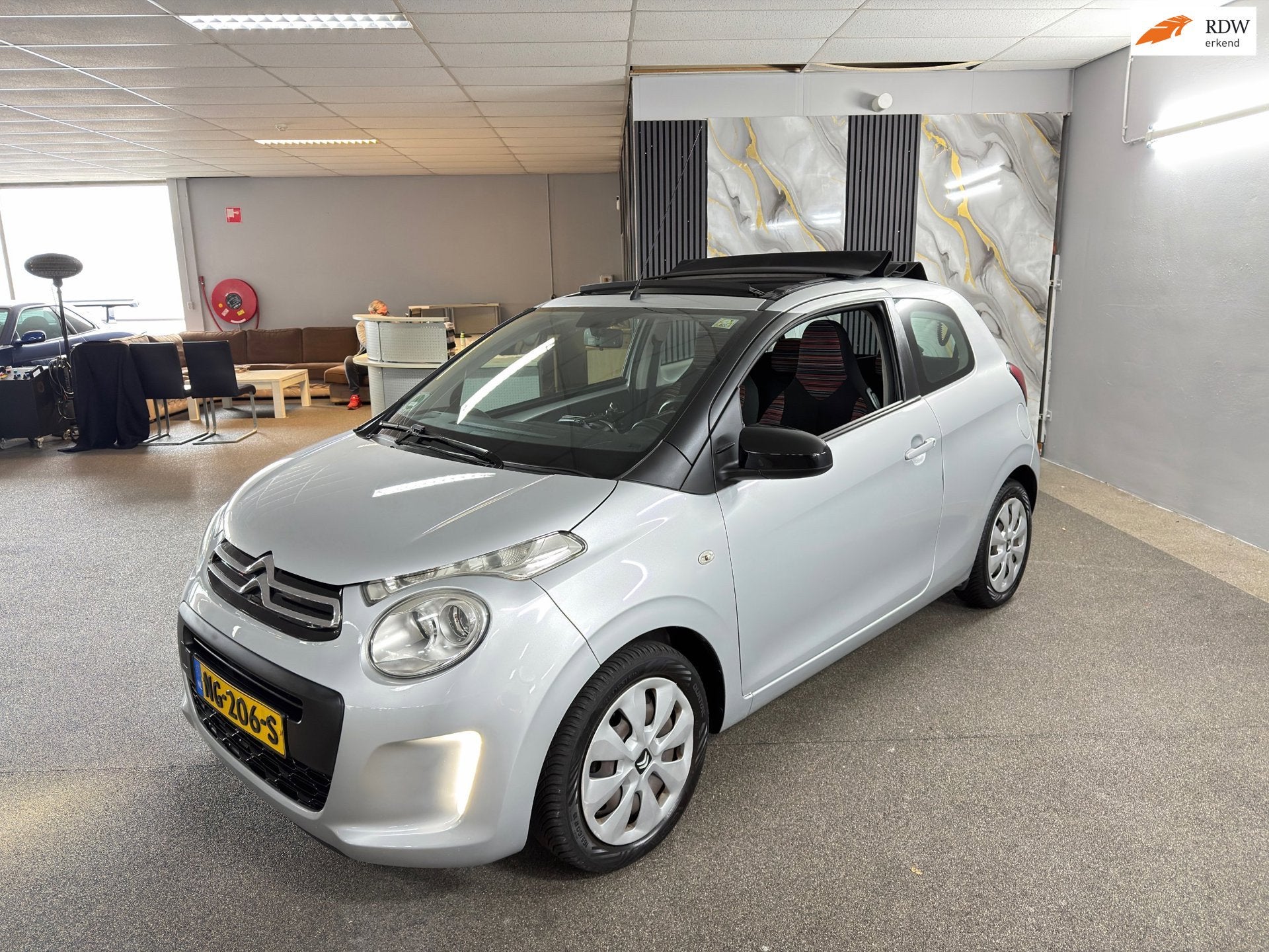 Citroen C1 1.0 e-VTi Airscape Feel Apk Nieuw,Airco,Cruise co, Auto's, Voorwielaandrijving, Stof, Gebruikt, 4 stoelen
