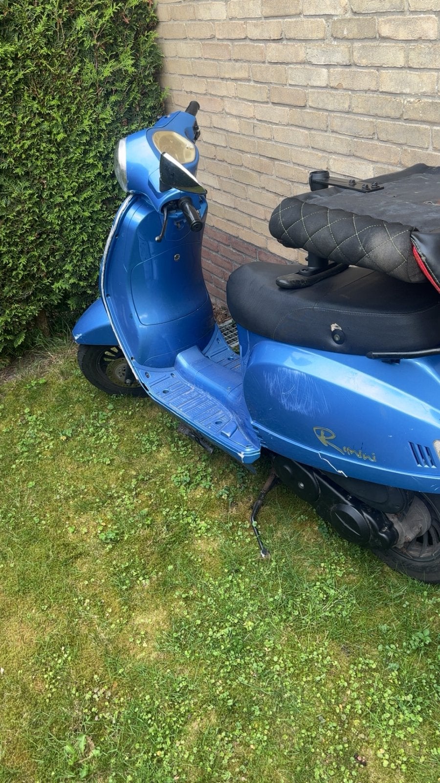 Blauwe project scooter met nieuwe 72cc cilinder moet snelweg, Fietsen en Brommers, Snorfietsen en Snorscooters, Overige merken