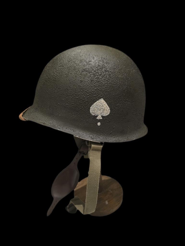 Paratrooper helm Easy Company - us ww2, Ophalen of Verzenden, Luchtmacht, Amerika, Helm of Baret
