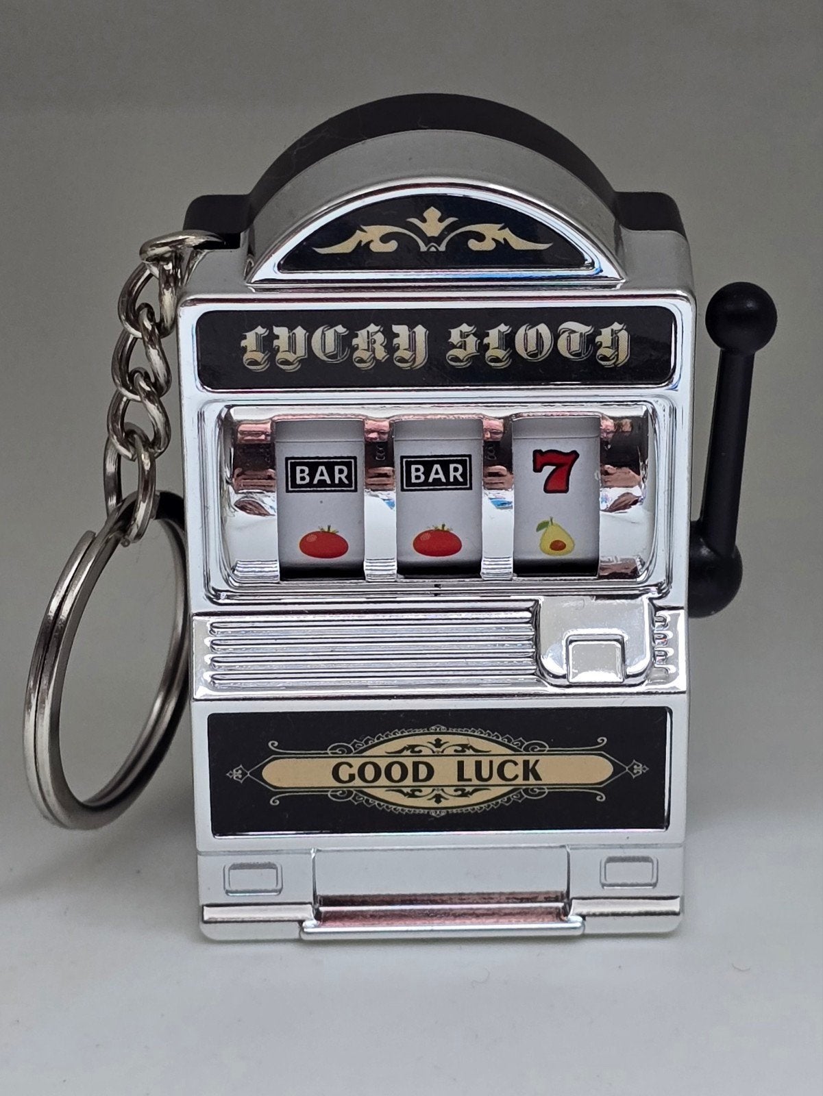 Lucky Slots Sleutelhanger - Mini Gokautomaat, Ophalen of Verzenden, Nieuw, Overige typen