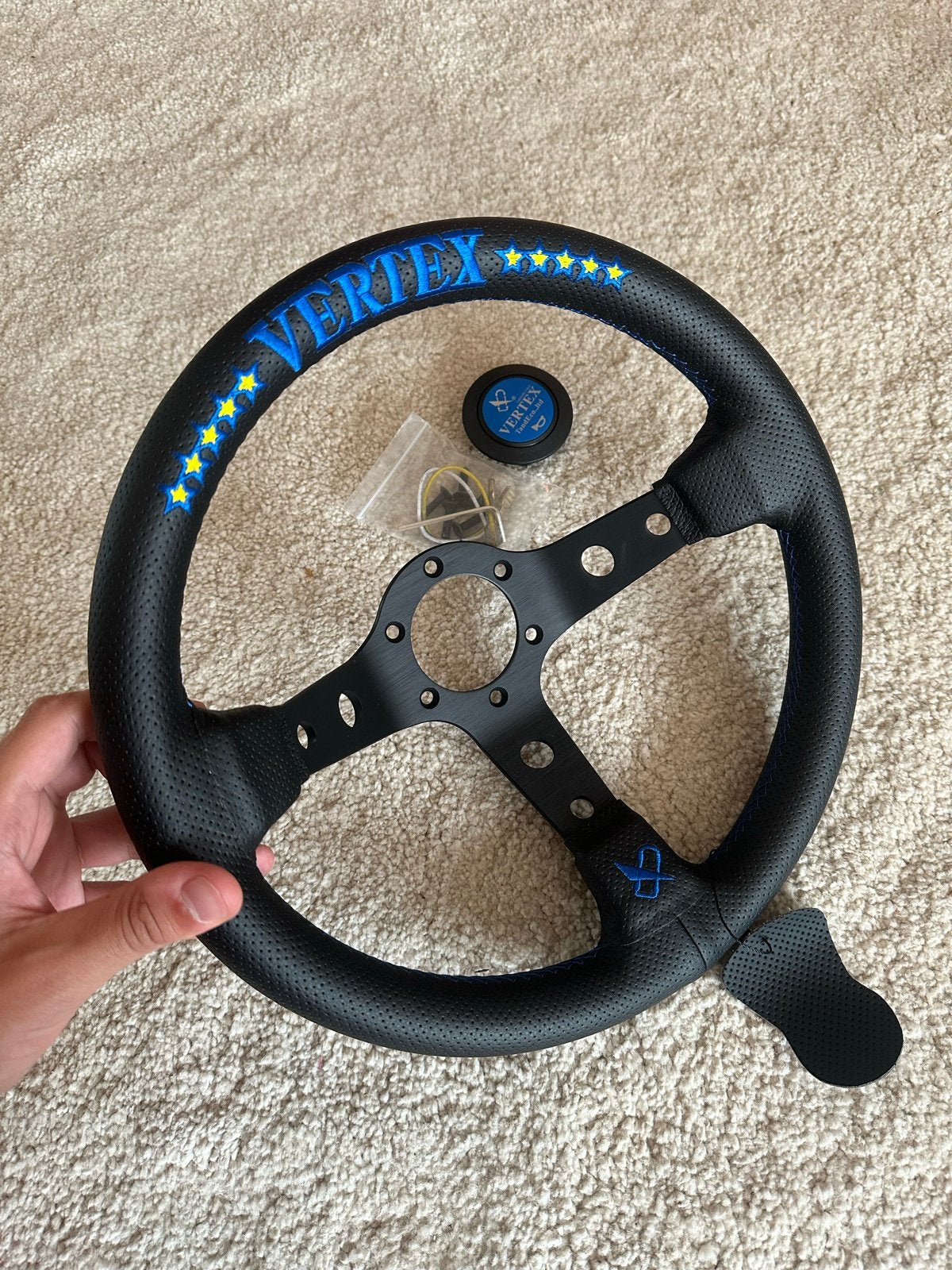 Vertex Deep Dish Race Stuur - Nieuw, Ophalen of Verzenden, Nieuw, Universele onderdelen